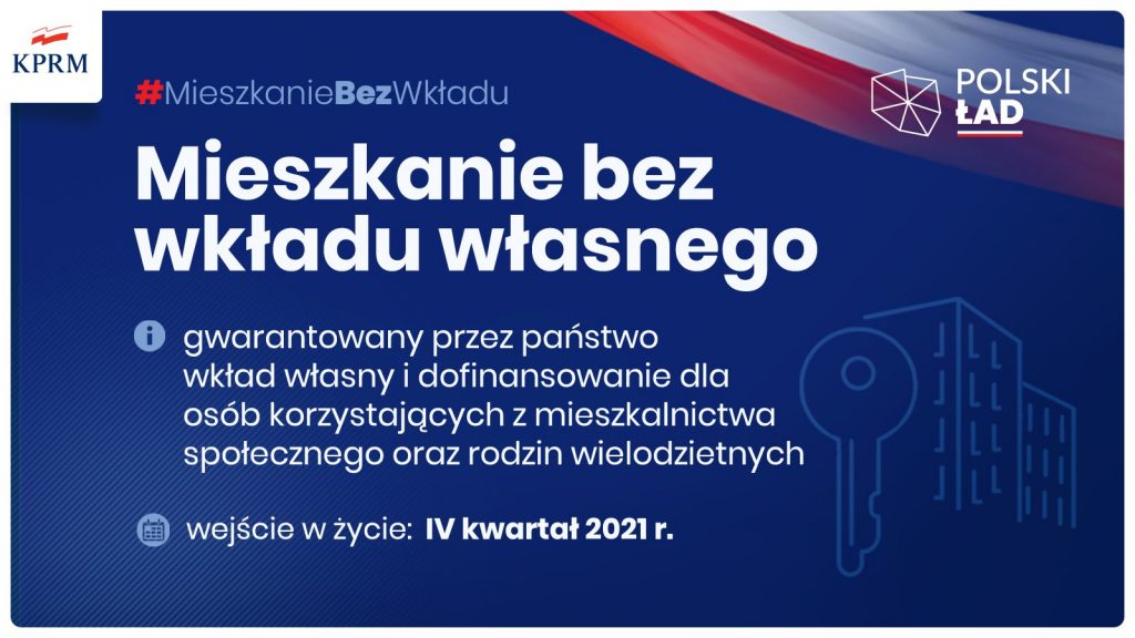 Polski Ład nieruchomości - mieszkanie bez wkładu własnego