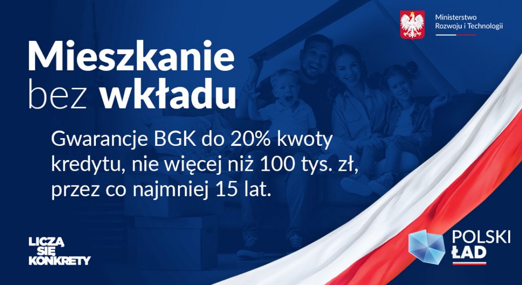 polski ład - mieszkanie bez wkładu własnego