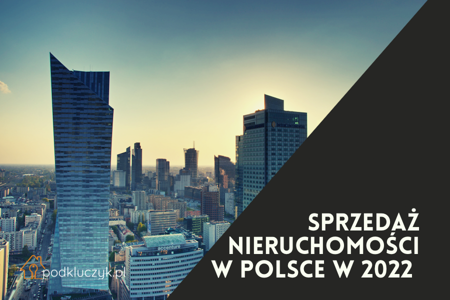 sprzedaż nieruchomości i kredytów w Polsce w 2022