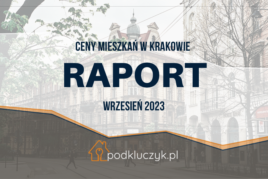 Ceny mieszkań w Krakowie według dzielnic - wrzesień 2023
