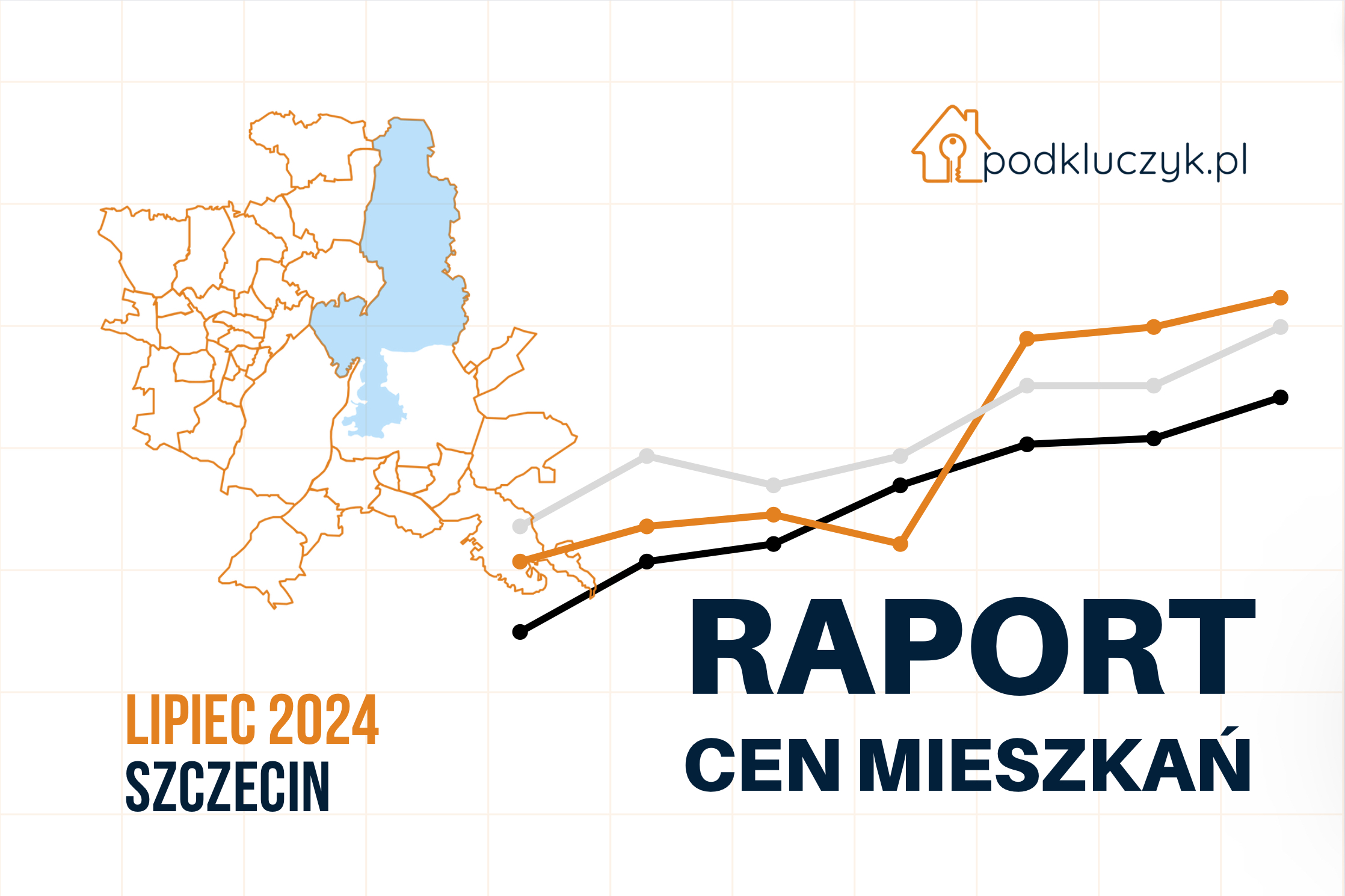 Ceny mieszkań w Szczecinie z podziałem na osiedla administracyjne w lipcu 2024